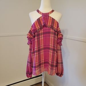 INC International Concepts cold shoulder top